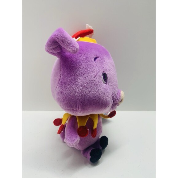 Care Bears Gig the Pig Purple Plush Stuffed Animal 2004 Play Along Toy w/ Tags - Picture 3 of 14